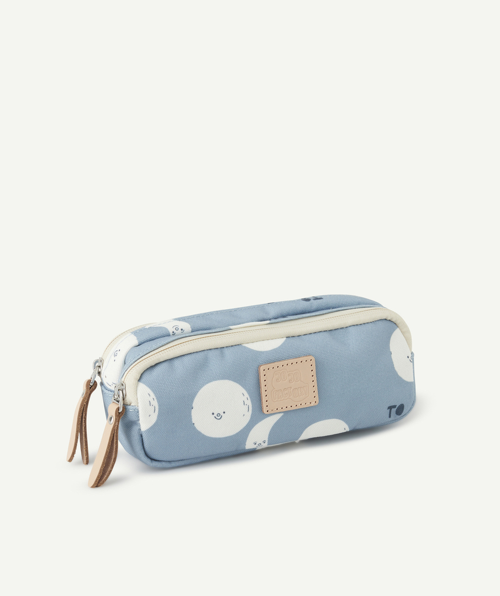JOJO FACTORYTROUSSE DOUBLE COMPARTIMENT BLEUE IMPRIMÉ LUNE