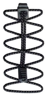 Paire de lacets Nathan Reflective Run Laces Noir