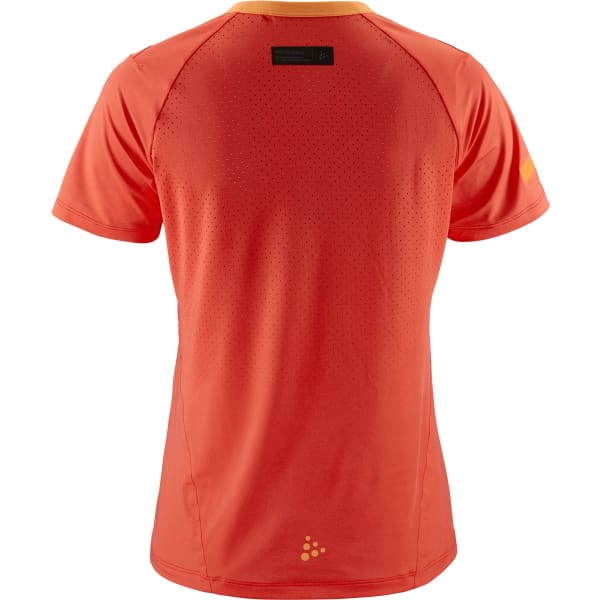 T-shirt running CRAFT PRO HYPERVENT TEE 2 W INFERNO