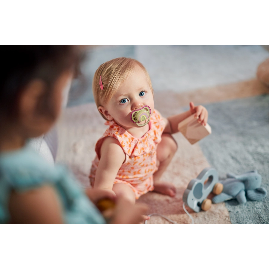 Philips Avent Schnuller ultra air SCF08559 0-6 Monate 4 Stück grünlila
