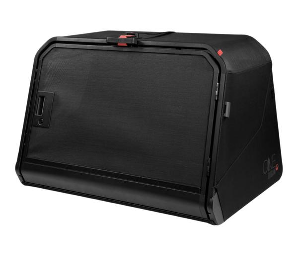 1one1 Origami Hundetransportbox, schwarz, XL,