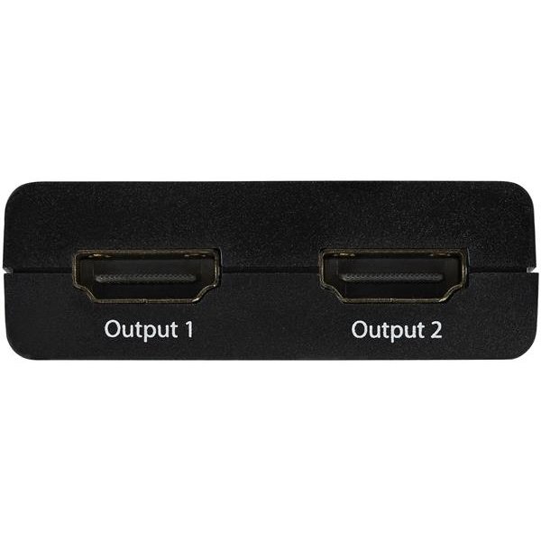 StarTech.com Splitter vidéo HDMI 4K à 2 ports - Répartiteur HDMI 1 x 2 alimenté par USB ou adaptateur d'alimentation