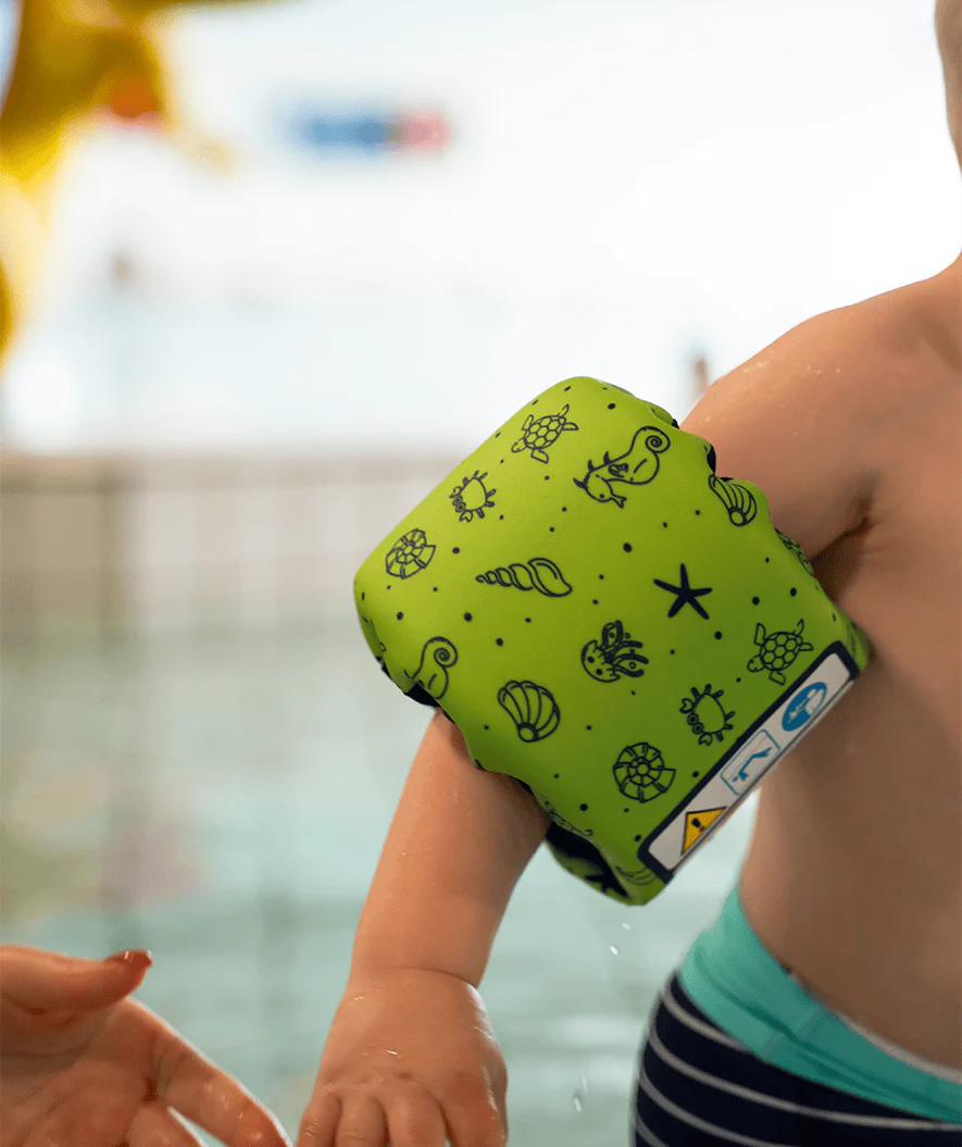 Watery badevinger til børn - Splashy (11-30kg) - Grøn