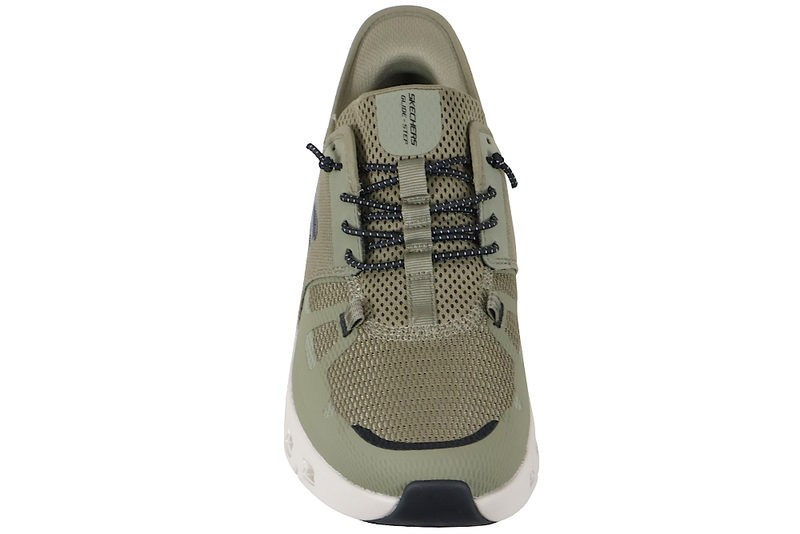 SKECHERS GLIDE-STEP PRO OLIVE GREEN SLIP-INS