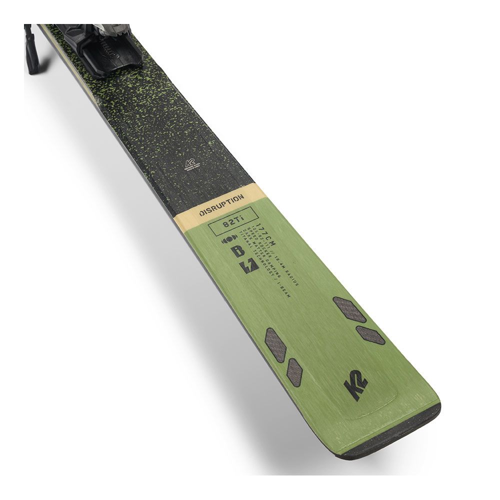 K2 DISRUPTION 82TI + MXCELL 12 TCX QUIKCLIK - Skis piste + Fixations Homme design