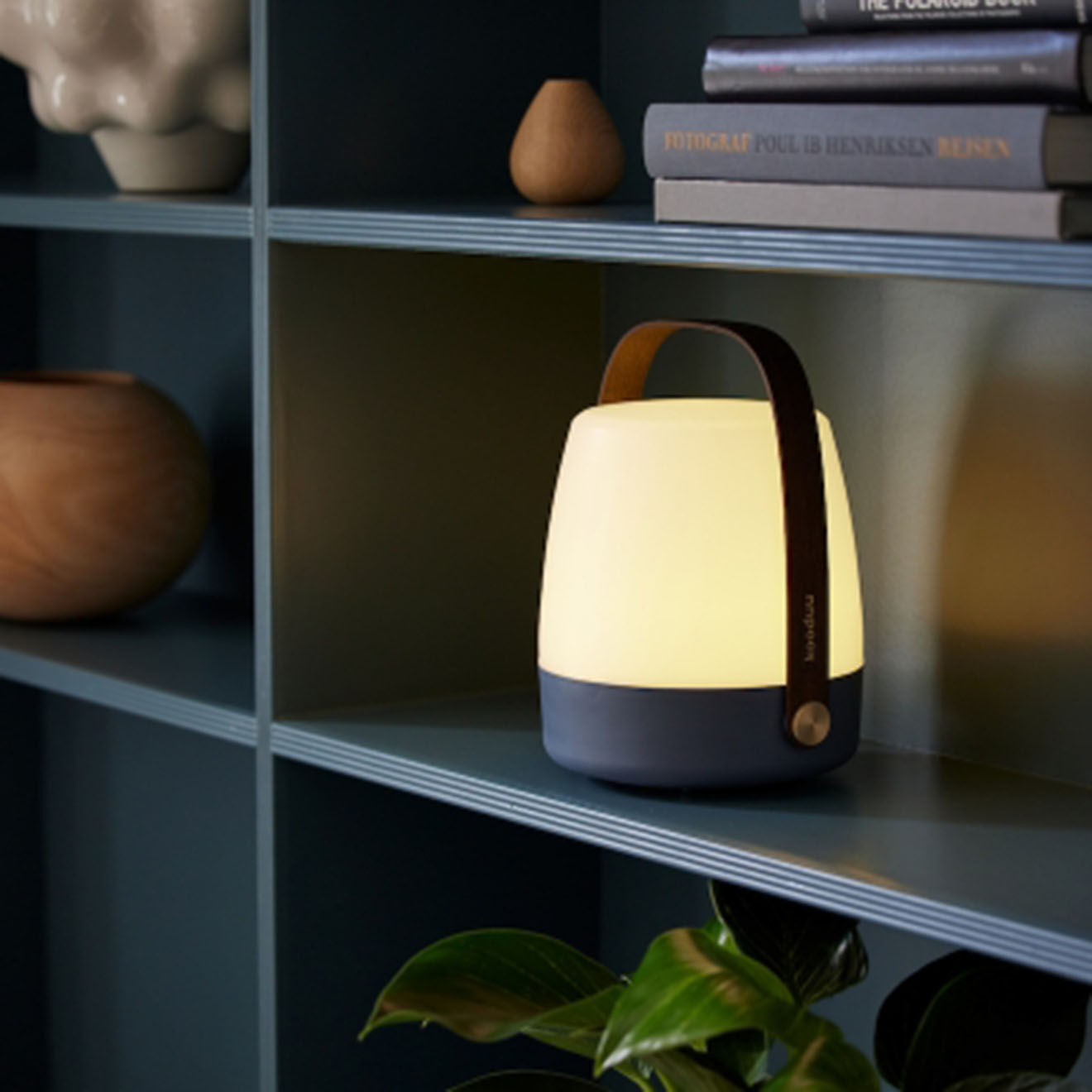 Kooduu Lampe LED Lite Up bleu océan  - 20x20x26 cm