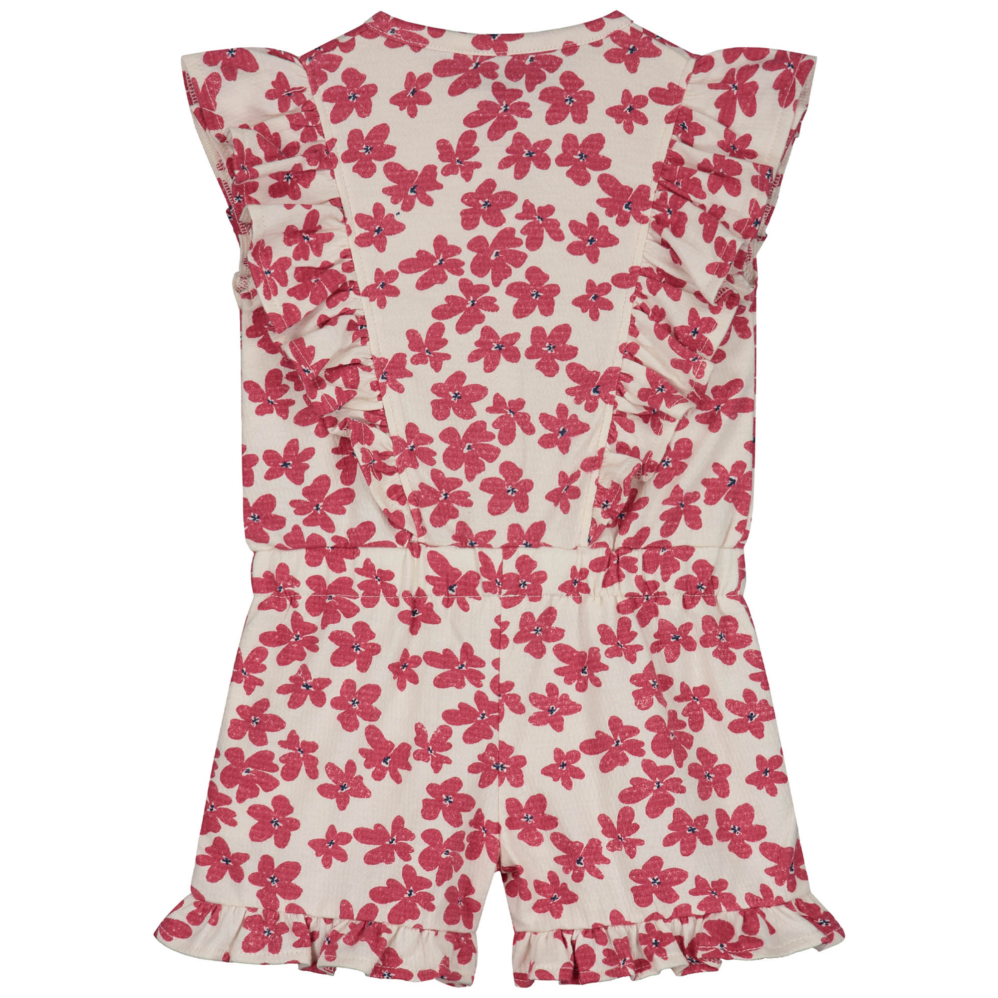 Prénatal peuter jumpsuit korte mouwen bloemen multi