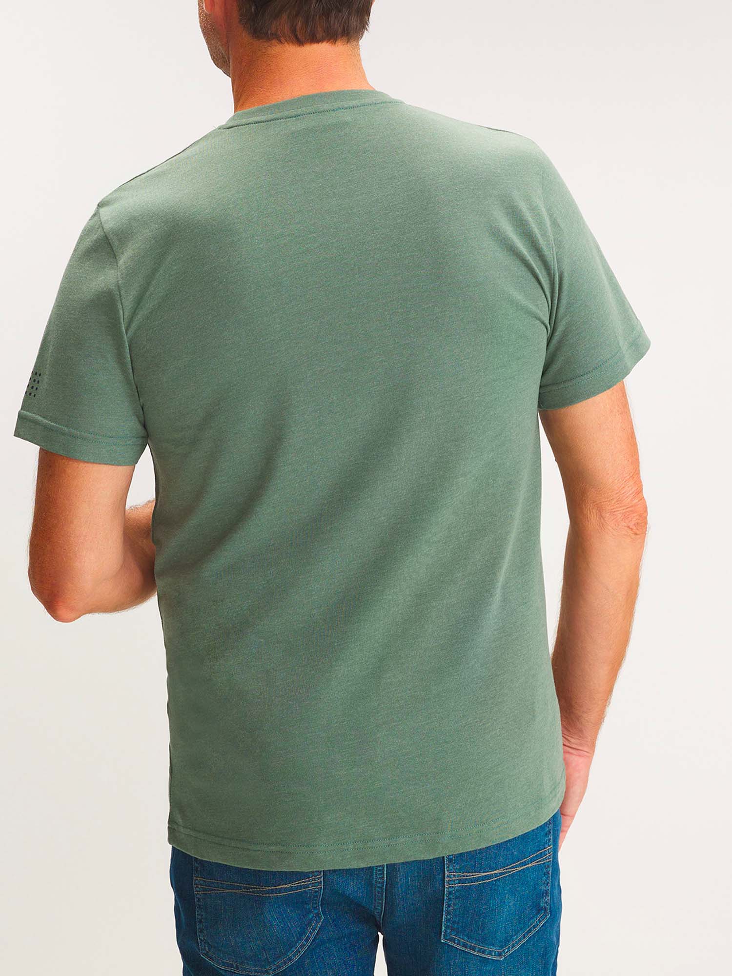 Tee Shirt Homme Manches Courtes Vert