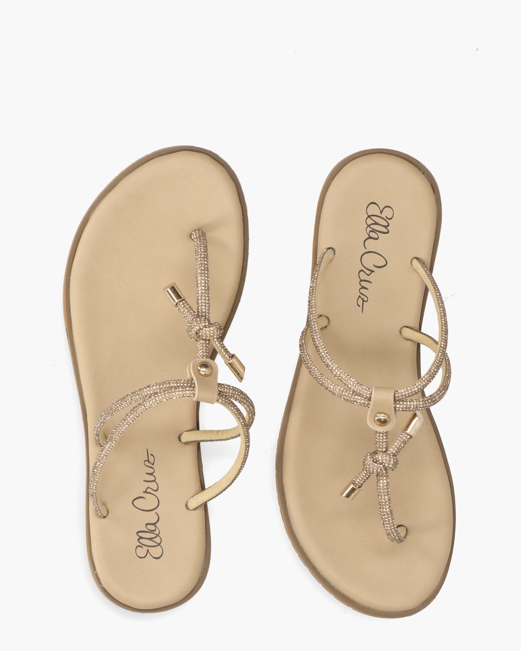 Ella Cruz Wizi Goud Damesslippers