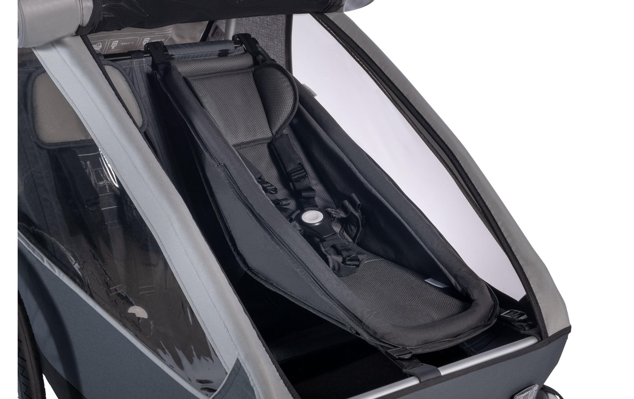 Babysitz mit Climatex-Bezug für Croozer Kid ab 2014<br>Temperaturregulierender Babysitz