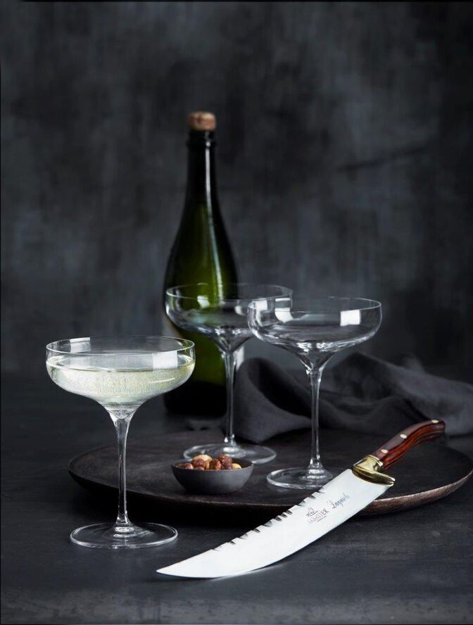 Lion Sabatier Champagnesabel Stål, brun