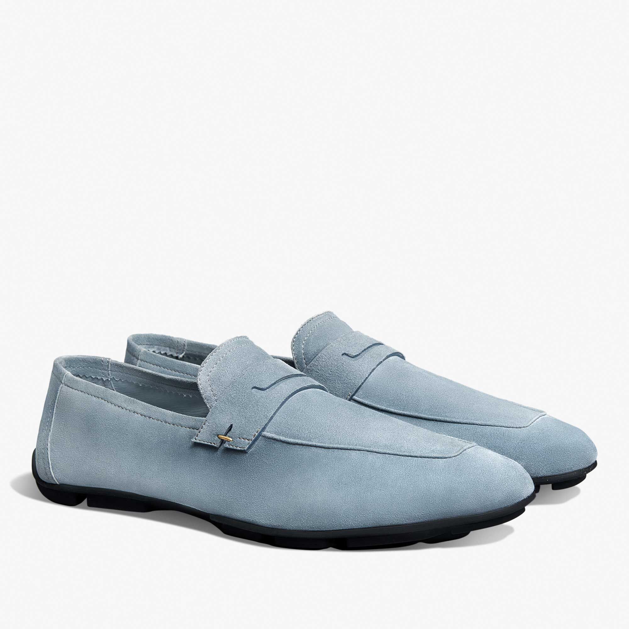 Mocassin Lorenzo Drive En Cuir Camoscio