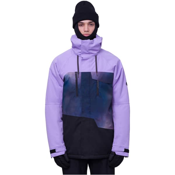 Veste snowboard 686 MNS GEO INSULATED JACKET VIOLET COLORBLOCK