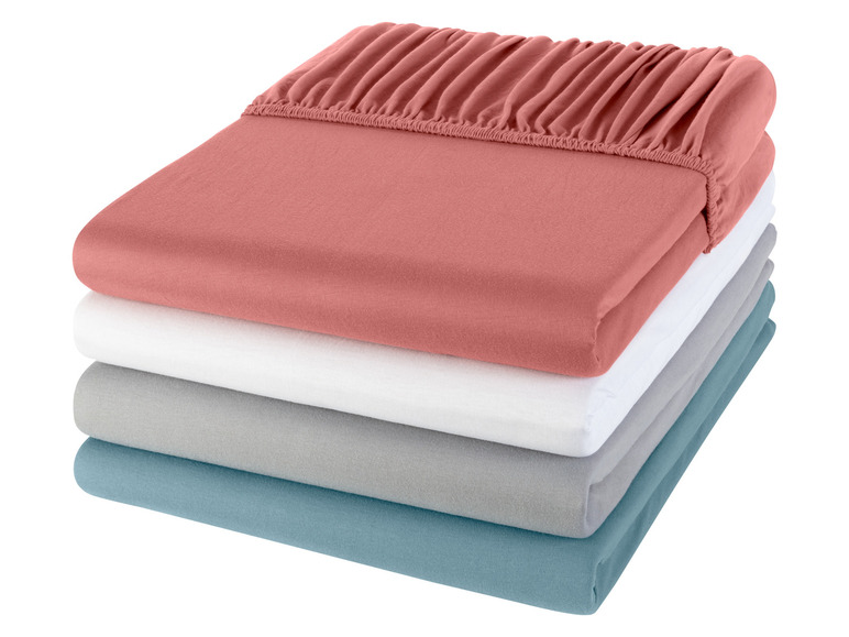 Jersey hoeslaken (90 - 100 x 200 cm)