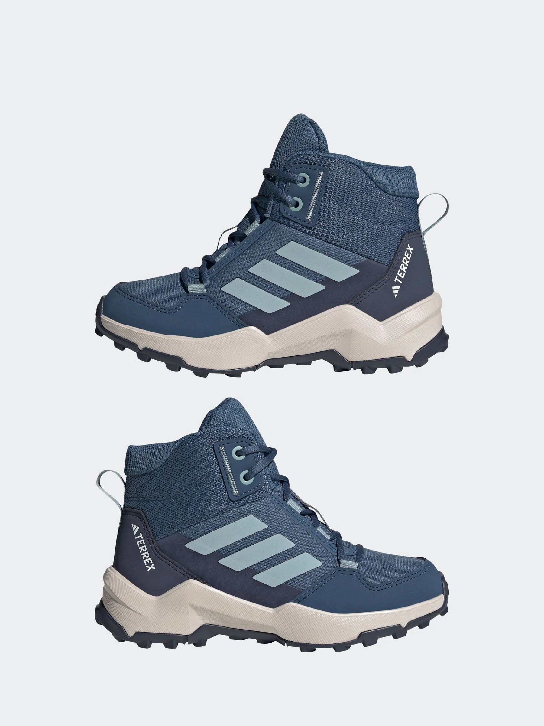 Blauw/grijs - adidas Terrex Ax4r Mid wandelschoenen voor kinderen