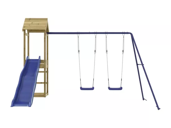 Aire de jeux d'extérieur bois de pin imprégné