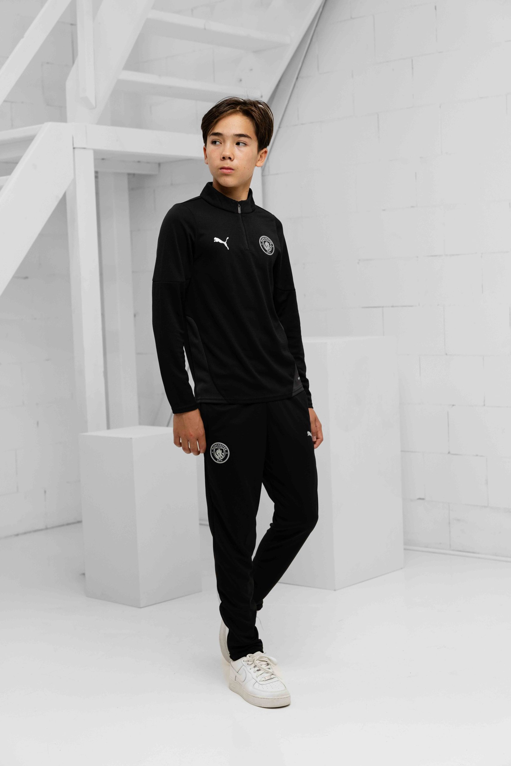 Manchester City 1/4-Zip Trainingspak Junior 2025/2026