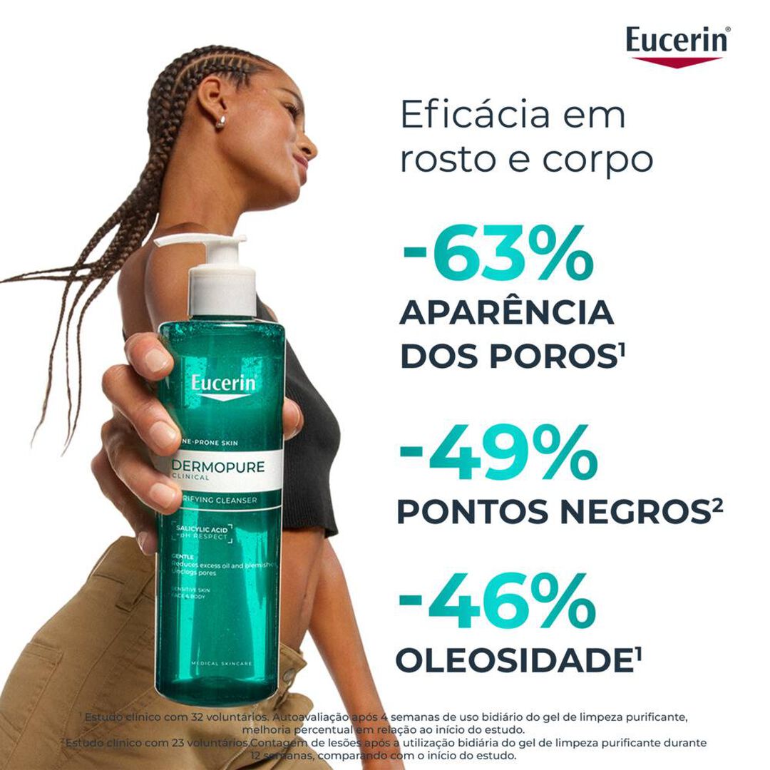 EUCERIN  DermoPure Gel de Limpeza Purificante - 200ml