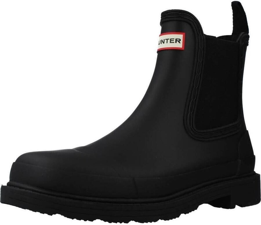 Hunter Boots Women's Commando Chelsea Boot Rubberlaarzen zwart