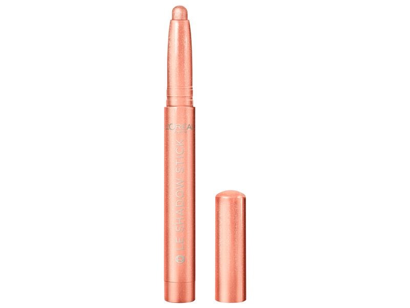 L'Oréal Paris Lidschatten Le Shadow Stick 115 Twinkl Rose Handlicher Lidschatten-Stick besticht durch sein glänzendes Finish und die praktische Stiftform