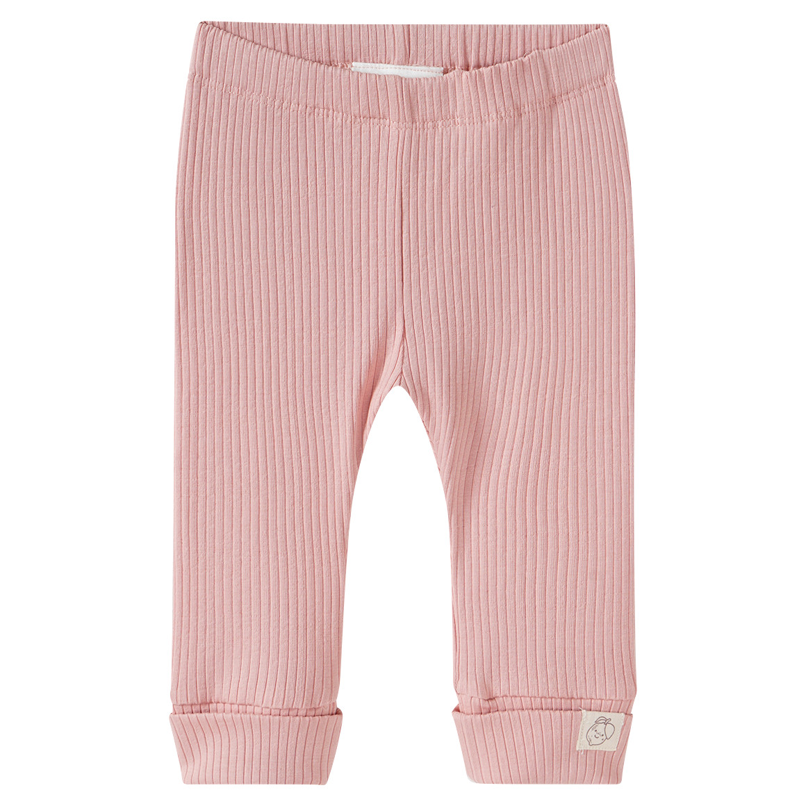 Topomini Pure Collection Baby Leggings mit Rippstruktur zartrosa