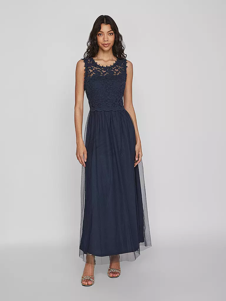 VILA Abendkleid VILYNNEA dunkelblau