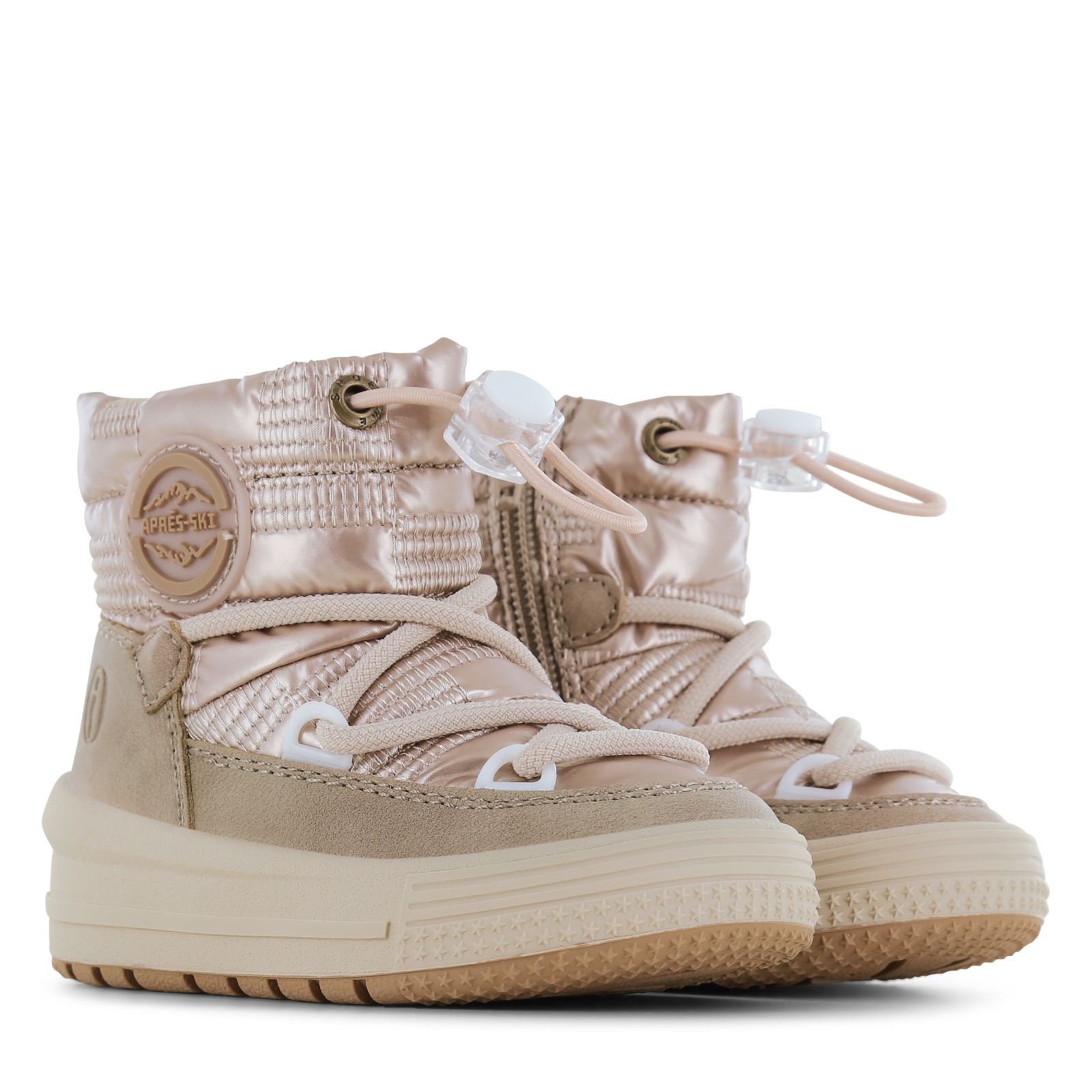 Shoesme champagnerfarbener gefütterter Schneestiefel
