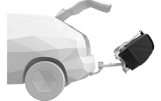 Thule Onto 2 Heckbox / Ladungsträger für Fahrradträger EasyFold 3 Volumen 300 Liter