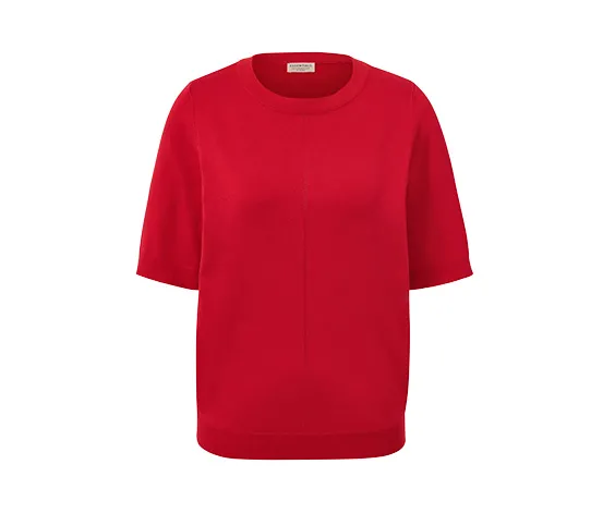 Feinstrickpullover, rot