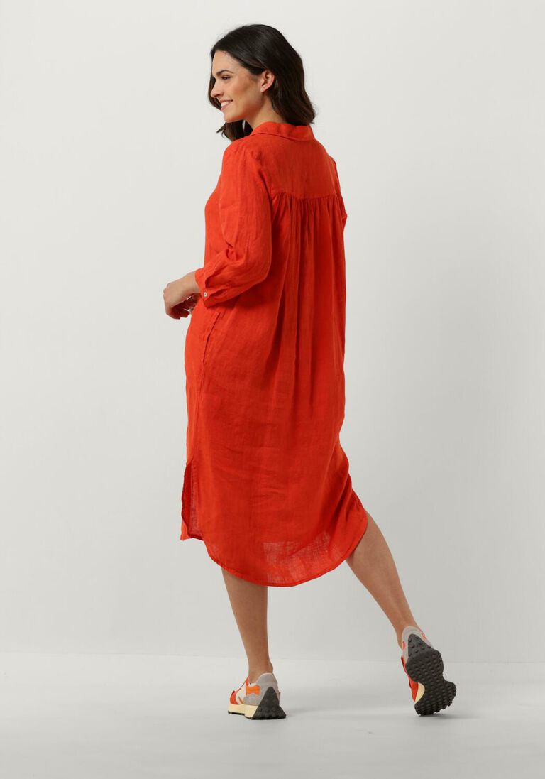BELLAMY oranje bellamy midi jurk domi 1