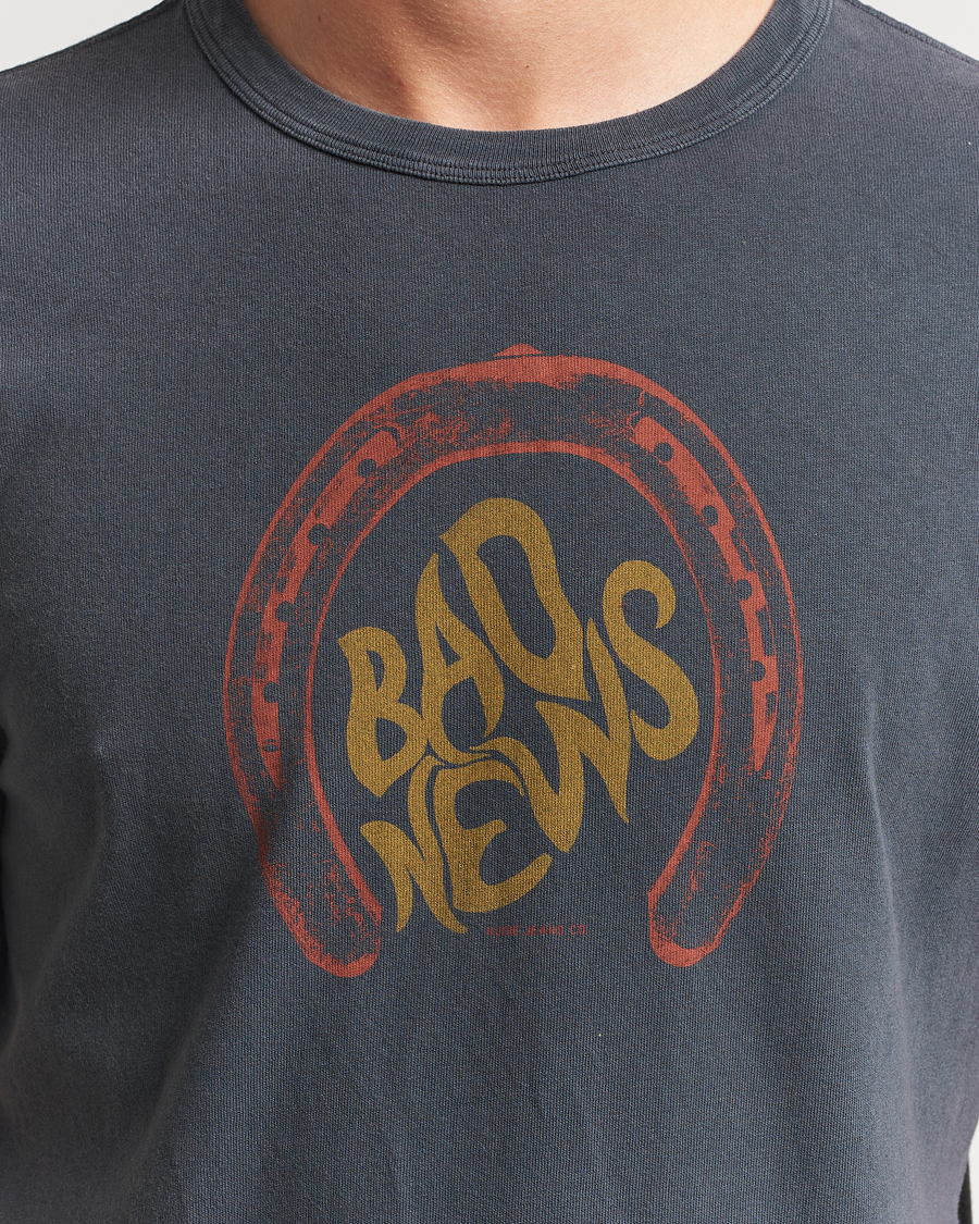 Nudie Jeans Ricky Bad News T-Shirt Antracite