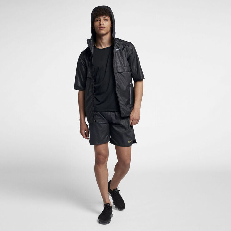 Nike Shield Ss Running Jacket Sort