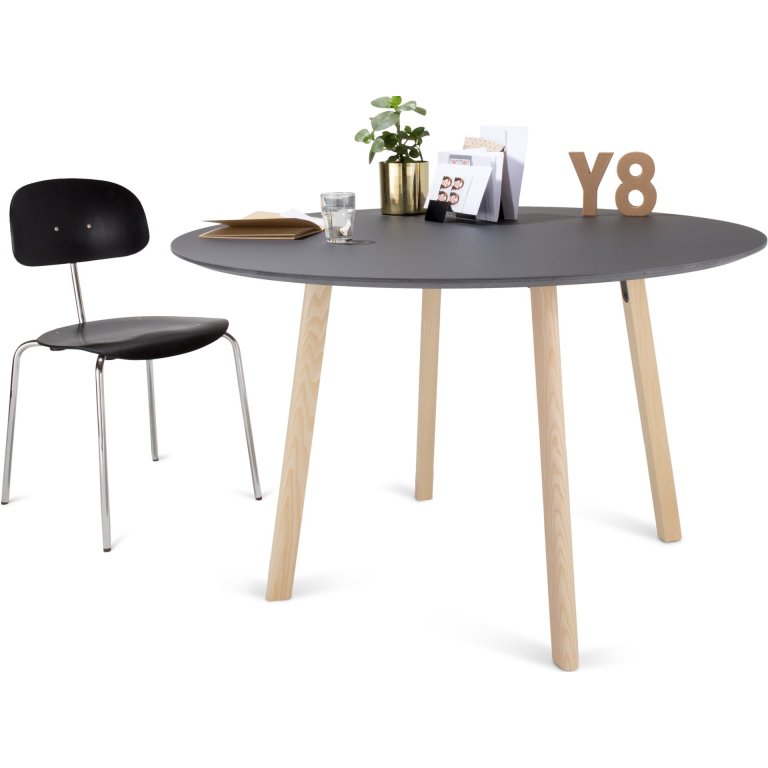 Modulor Tisch Y8 Holz Esche natur 10°
