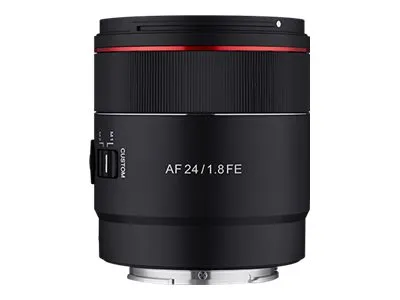 Samyang AF - Vidvinkel objektiv - 24 mm - f/1.8 FE - Sony E-mount - for Sony Cinema Line; a VLOGCAM; a1; a1 II; a6700; a7 IV; a7C; a7C II; a7CR; a7R V; a9 III