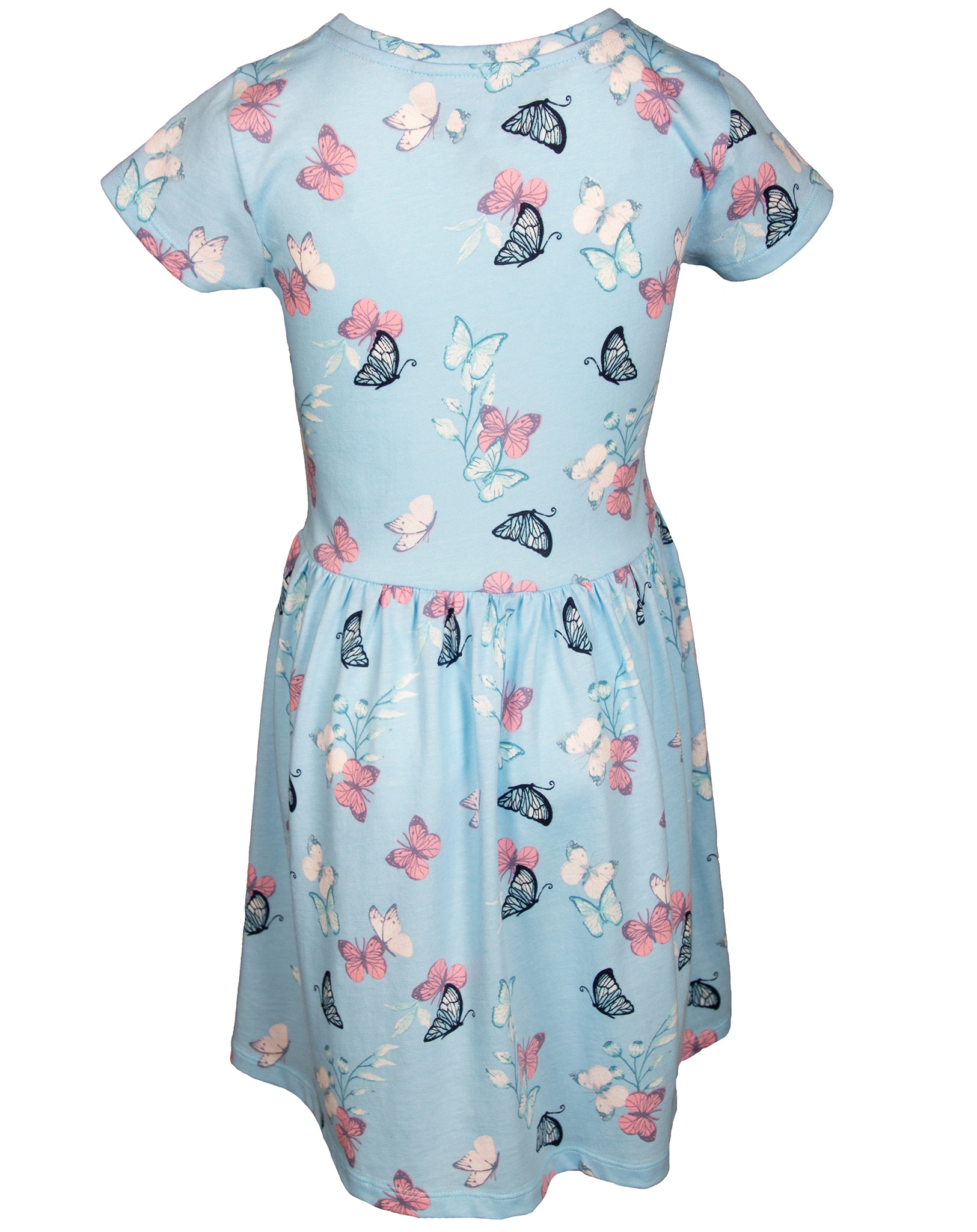 Kurzarm-Kleid SOMMERFALTER in light blue