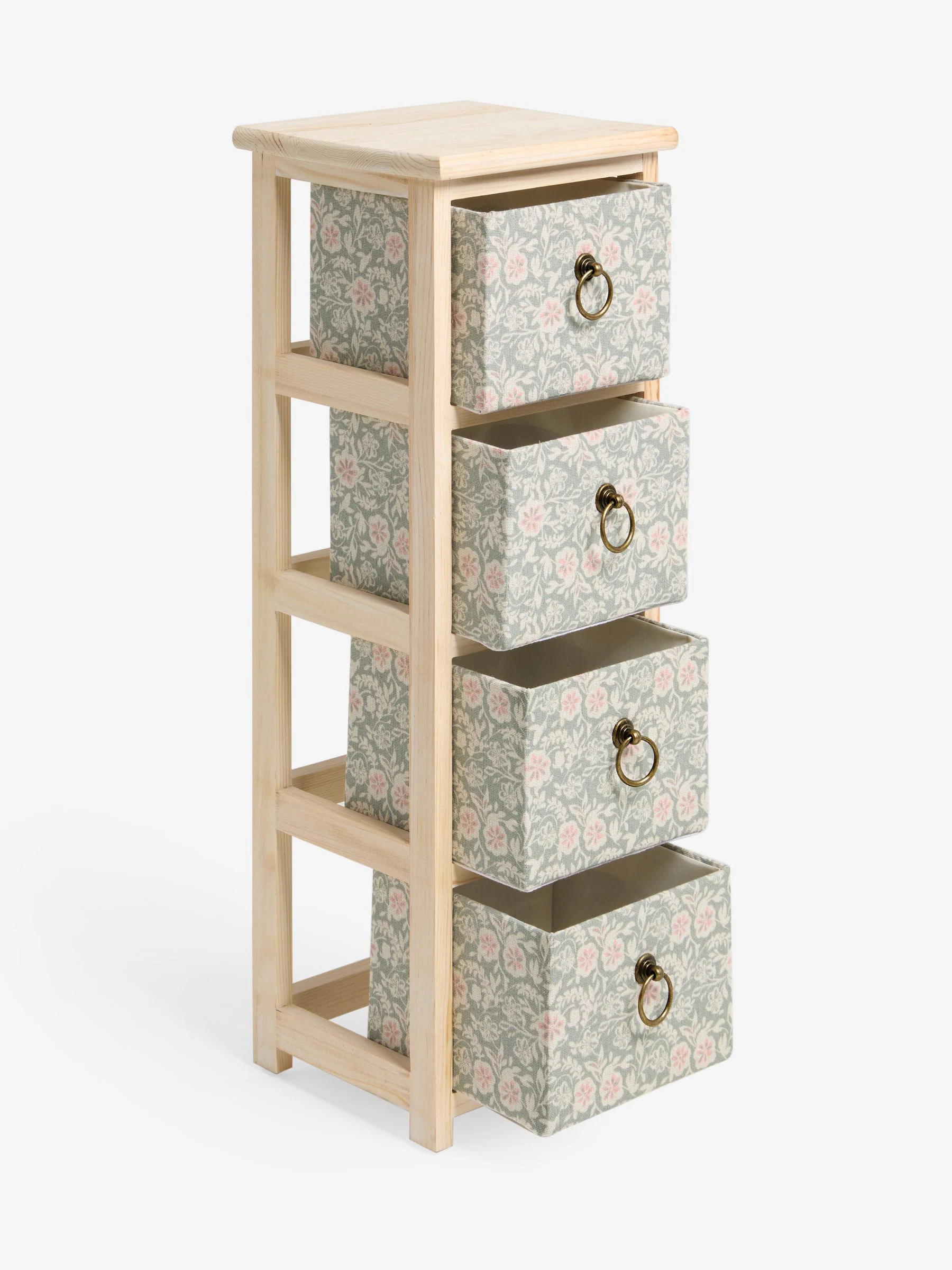 Floral Print Storage Drawers
