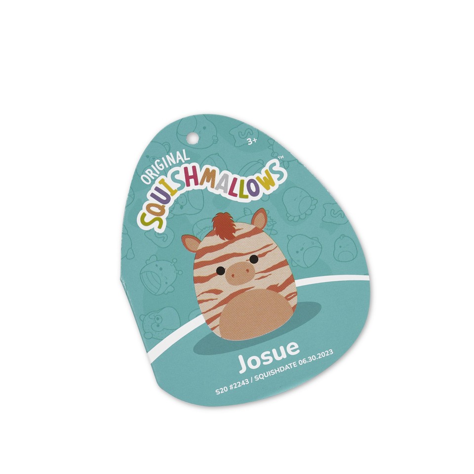 Squishmallows - 50 cm P18 Plys - Josue Zebra