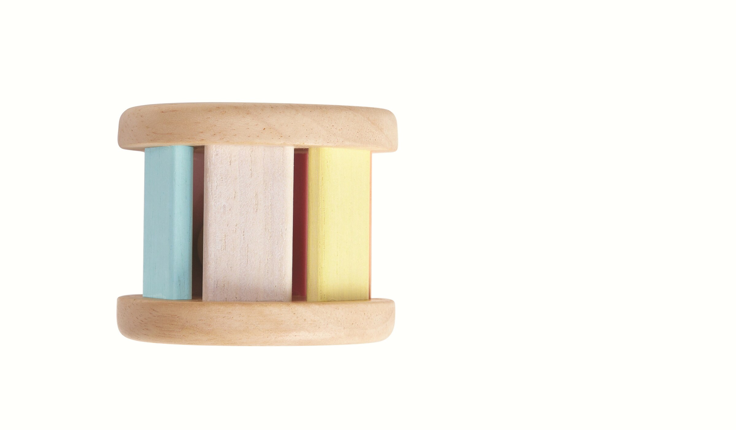 PlanToys Krabbelspielzeug Walze pastell