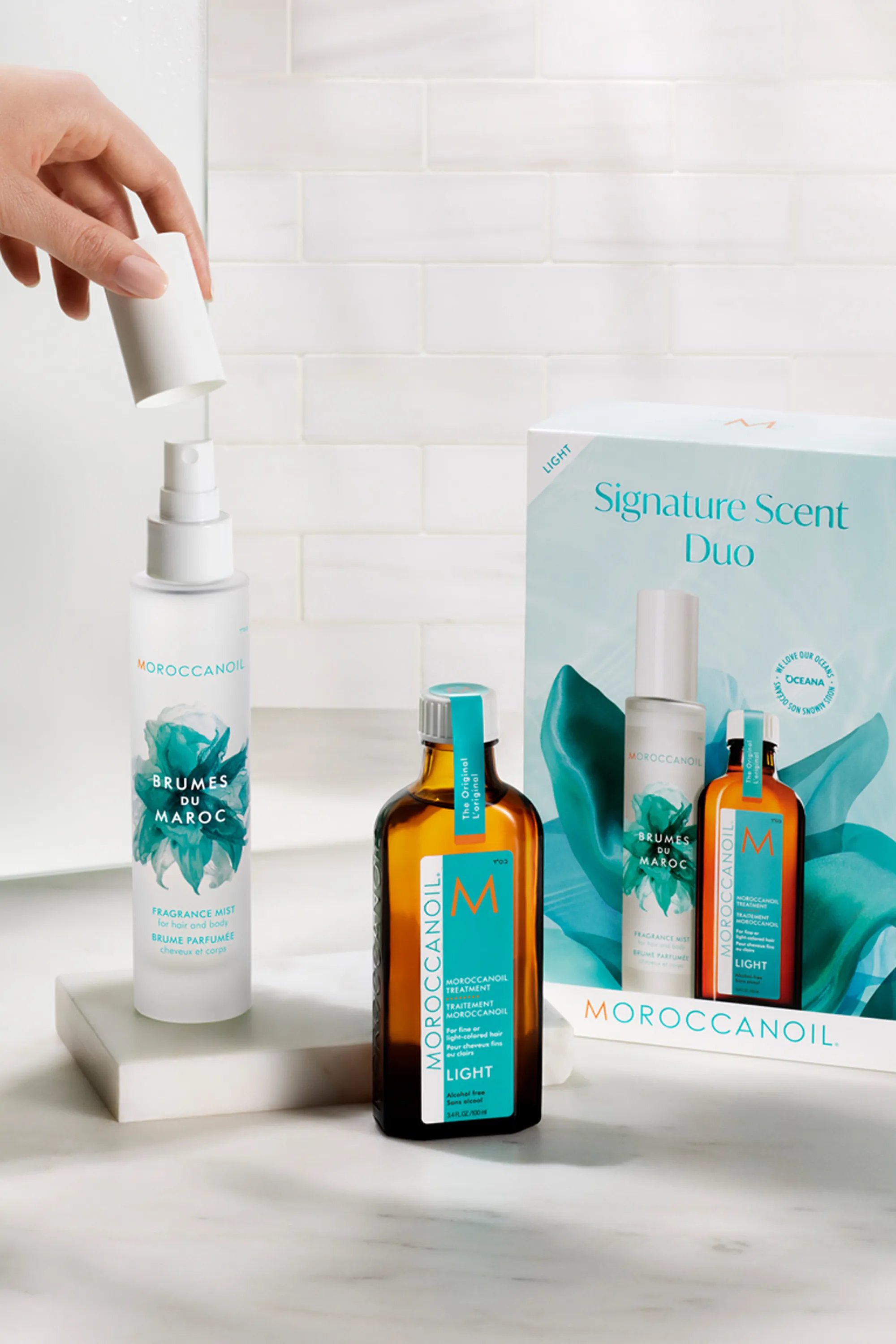 Moroccanoil Coffret Soin Light & Brume du Maroc-200 ml