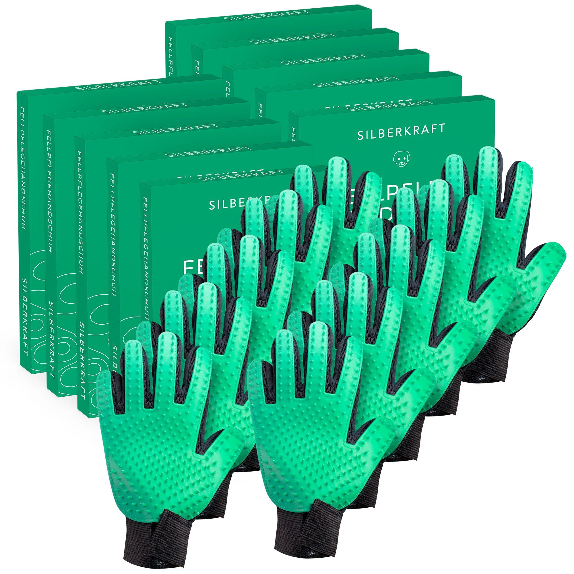 SILBERKRAFT Fellpflegehandschuh