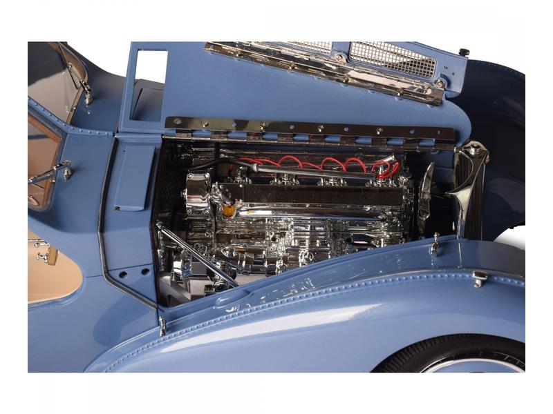 IXO Models Bausatz Bugatti 57 SC 1:8 Detailgetreuer Standmodellbausatz im Massstab 1:8
