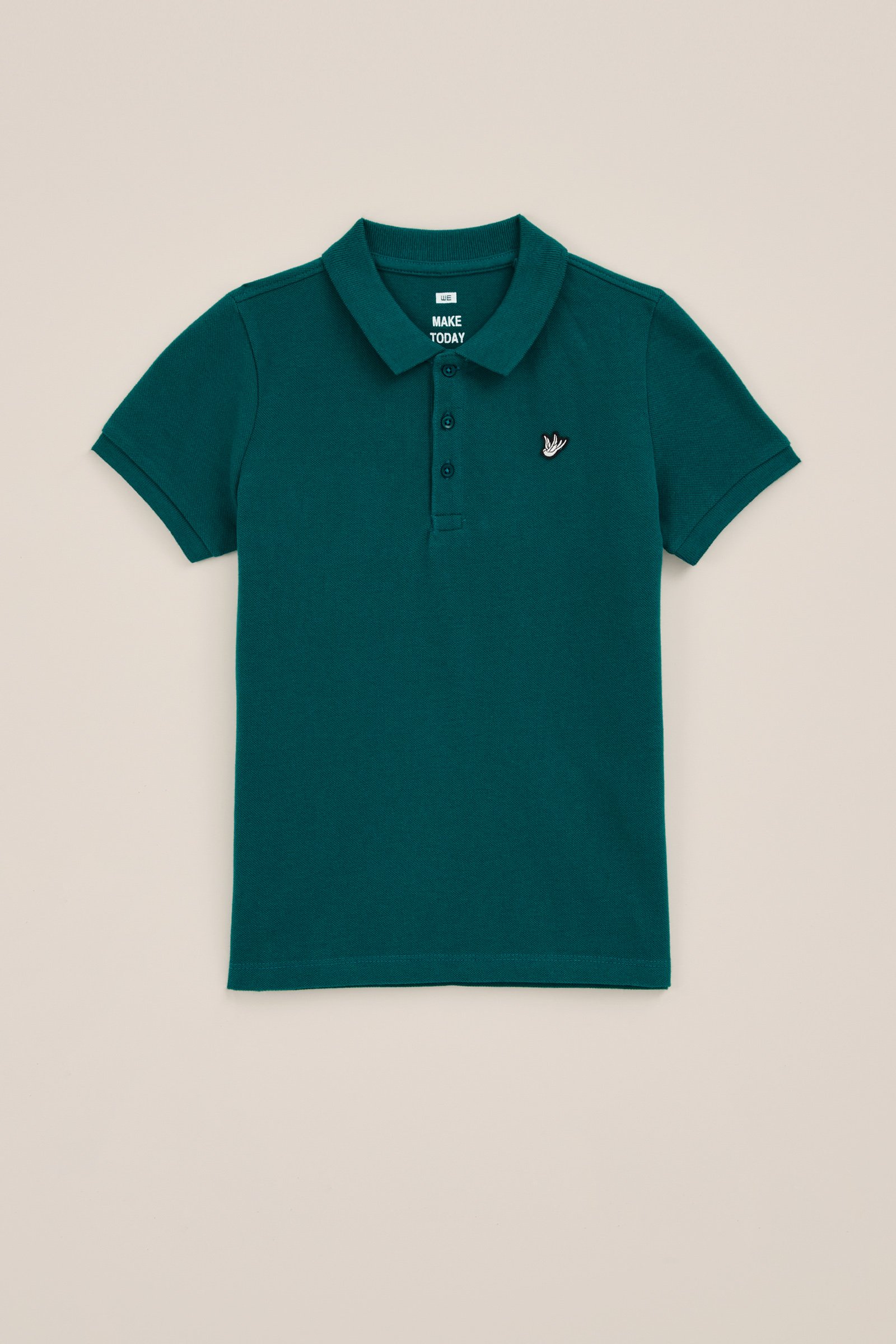 Jongens polo WE Fashion Zeegroen