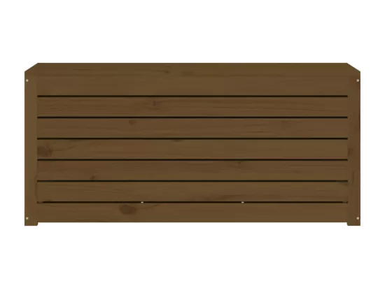 Boîte de jardin marron miel 101x50,5x46,5 cm bois massif de pin