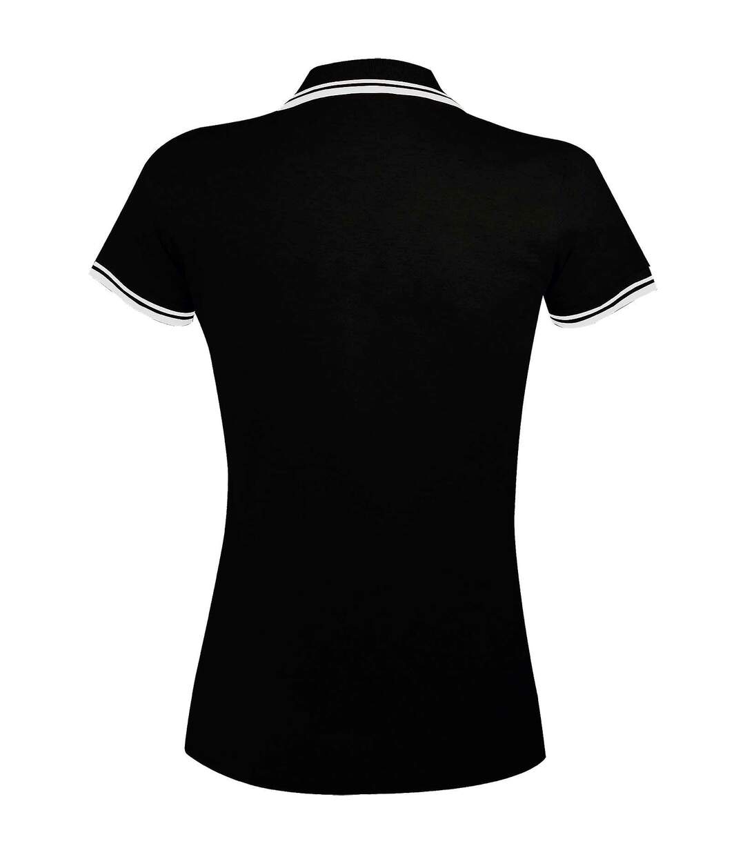 SOLS - Polo manches courtes PASADENA - Femme (Noir/blanc) - UTPC2432