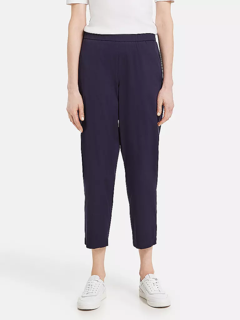 GERRY WEBER Businesshose dunkelblau