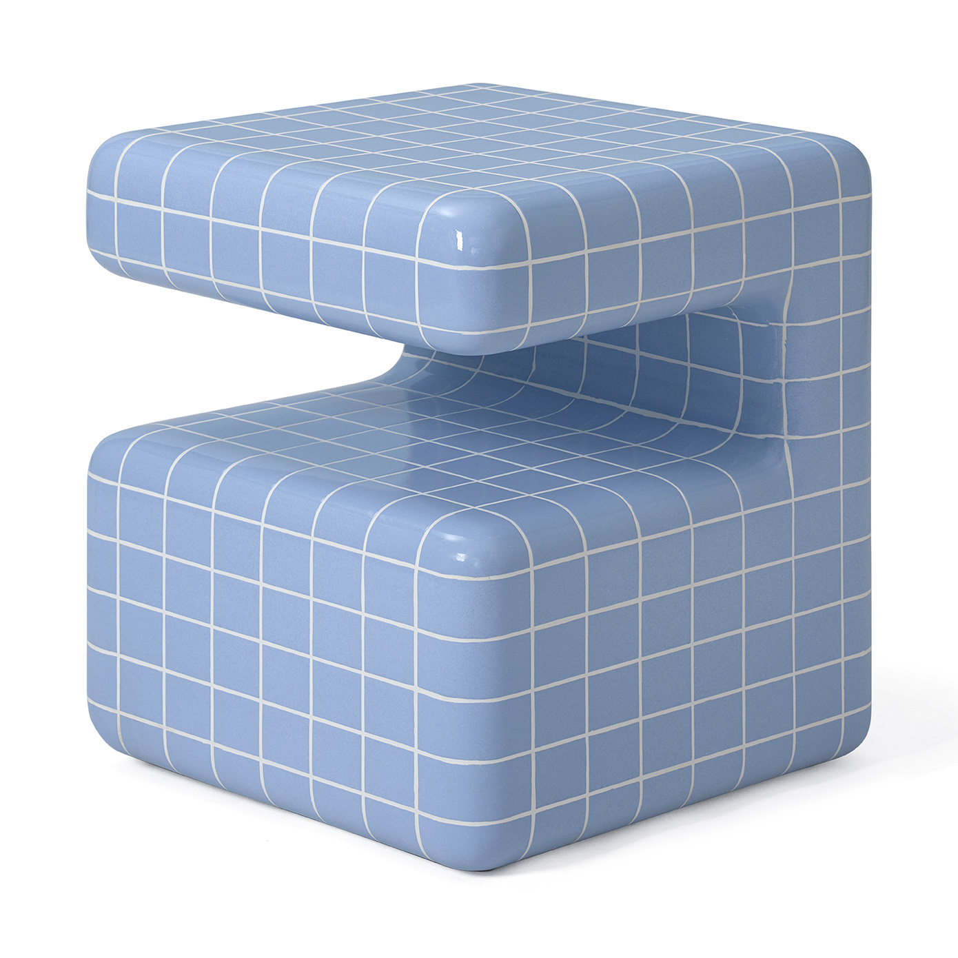 Bijzettafel Takamu Grid cashmere