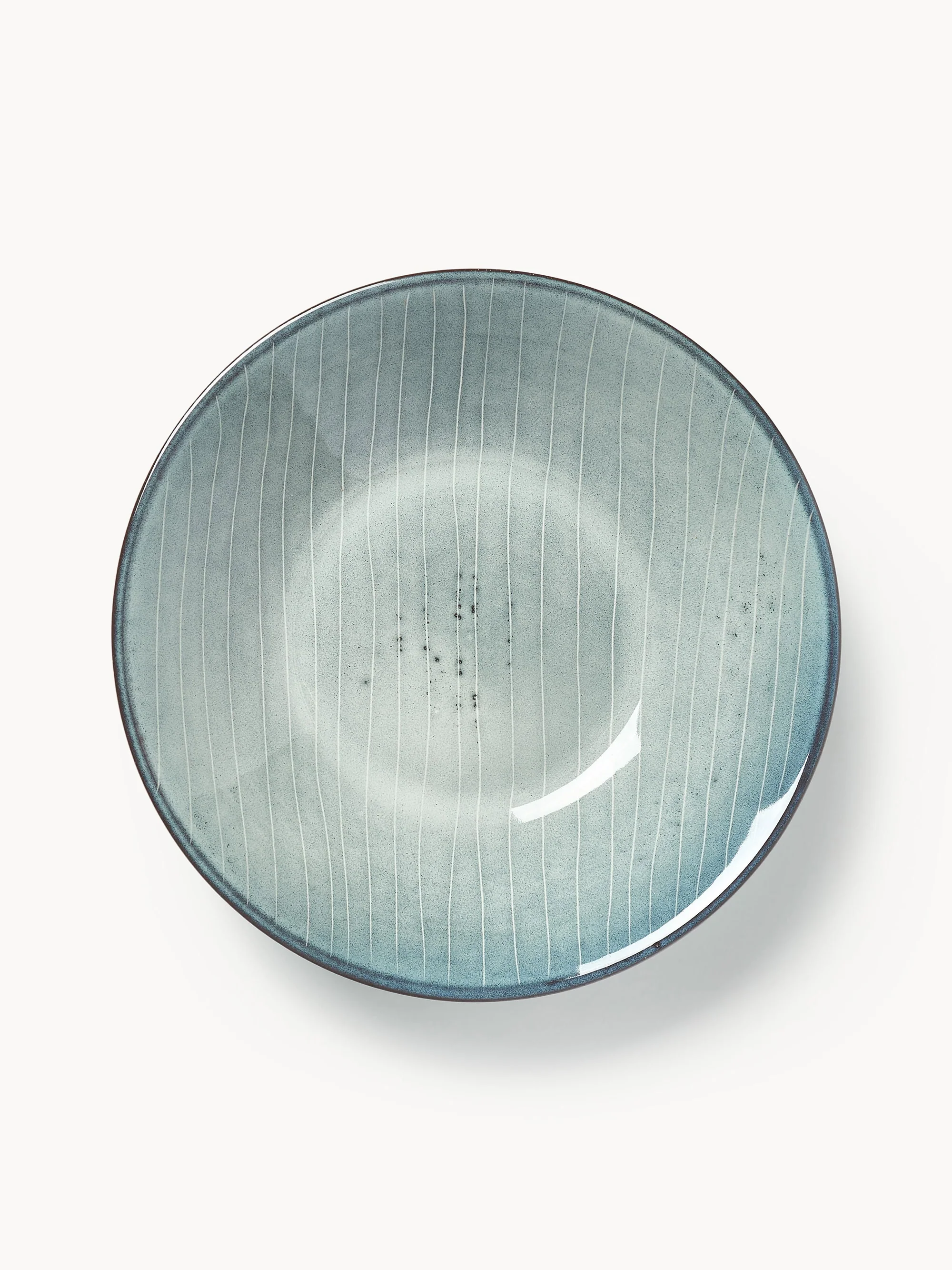 Handgemaakt soepbord Nordic Sea, 4 stuks