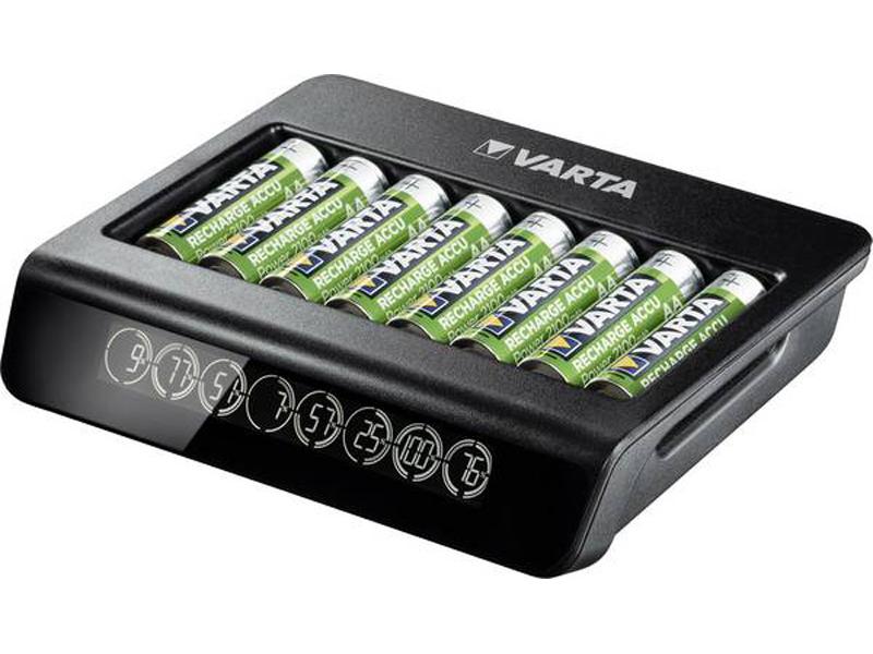 Varta Ladegerät LCD Multi Charger Ladestation für Nickel-Metallhydrid-Akkus (NiMH)