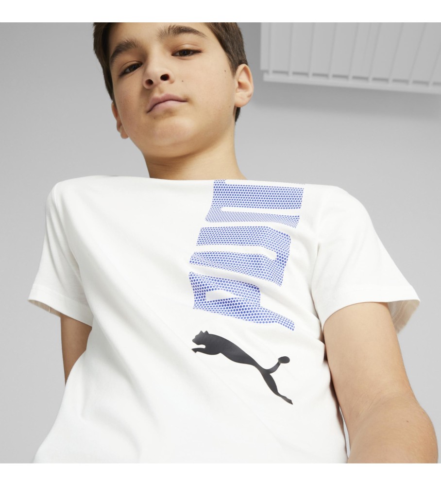 Camiseta Puma Ess+ Logolab branca