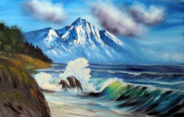 Bob Ross ® Malkurs in Neu-Ulm als Geschenk